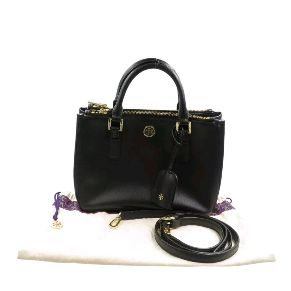 Tory Burch HFA031 Crossbody Bag Black Leather
